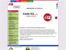 Tablet Screenshot of defensornavarra.com